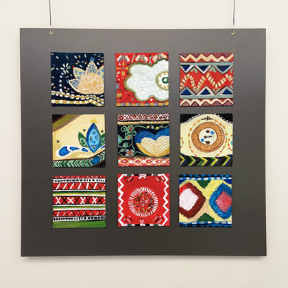 Anna Samoilova "SENO VAINAGU FRAGMENTI" darba v. Kristīna Landau - Junkere