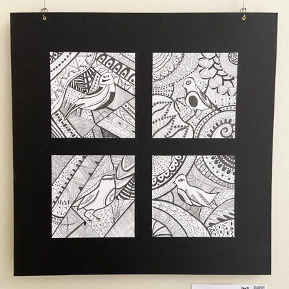 Anželika Karčevska "PUTNI" darba v. Nellija Skujeniece