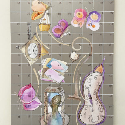 Ilze Everte " TAUREŅI UN LAIKS" darba v. Kristīna Landau - Junkere