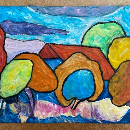 "Ainava"
darba autore - Laura Karpjuka
darba vadītāja - Nellija Skujeniece